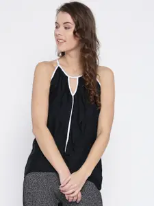 Style Quotient Women Black Solid Top