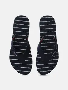 Tommy Hilfiger Women Slip On Striped Thong Flip-Flops