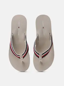 Tommy Hilfiger Women Slip On Printed Thong Flip-Flops