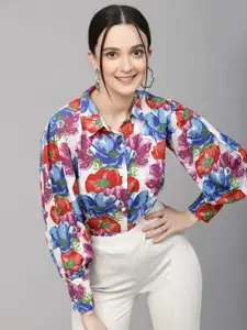 Style Quotient Smart Floral Printed Formal Shirt