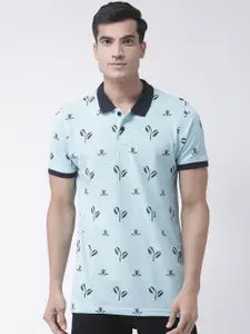 Club York Printed Polo Collar Cotton T-Shirt