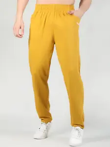 CHKOKKO Men Mid-Rise Relaxed-Fit Track Pants