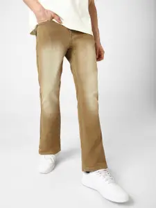 Urbano Fashion Men Mid Rise Heavy Fade Stretchable Bootcut Jeans