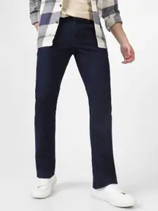 Urbano Fashion Men Mid Rise Light Fade Stretchable Bootcut Jeans