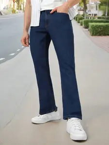 Urbano Fashion Men Mid Rise Light Fade Stretchable Bootcut Jeans