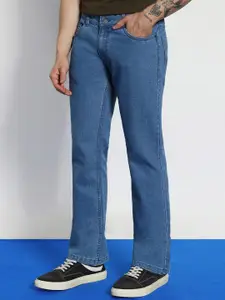 Urbano Fashion Men Mid Rise Light Fade Stretchable Bootcut Jeans