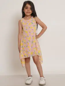 Creative Kids Creative Girls Floral Print A-Line Dress