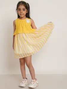 Creative Kids Creative Girls Striped A-Line Dress