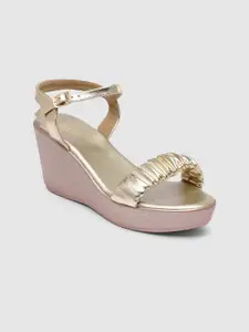 Inc 5 Textured Party Wedge Sandals