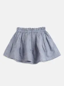 Kids On Board Infant Girls Pure Cotton Midi A-Line Skirt