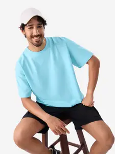 The Souled Store Drop Shoulder Sleeves Pure Cotton T-shirt