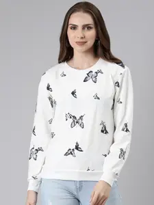 SHOWOFF Conversational Printed Cotton Sweatshirt
