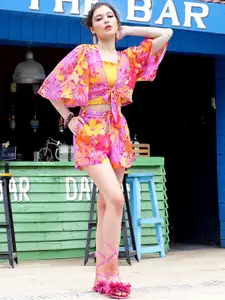 Sera Floral Printed Top & Shorts