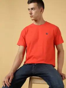 Wrangler Round Neck Short Sleeves Cotton Casual T-Shirt