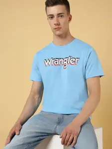 Wrangler Typography Printed Cotton Casual T-Shirt