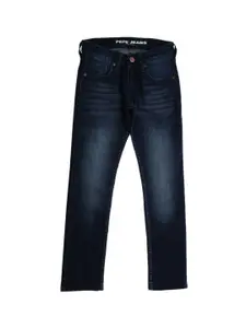 Pepe Jeans Boys Mid-Rise Slim Fit Light Fade Jeans