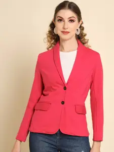 BAESD Solid Shawl Collar Single-Breasted Casual Blazer