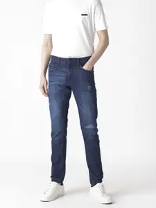 RARE RABBIT Men Mid-Rise Slim Fit Light Fade Jeans
