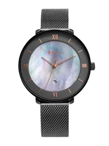 Titan Women Brass Mother of Pearl Dial Bracelet Style Straps Analogue Watch