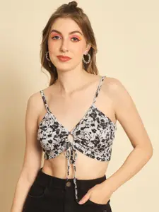 BAESD Floral Printed Bralette Crop Top