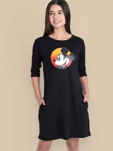 Free Authority Mickey & Friends Printed Cotton T-Shirt Dress