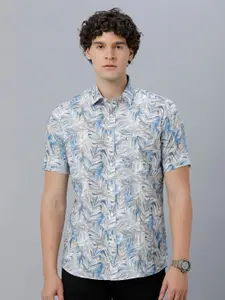CAVALLO by Linen Club Men Tropical Printed Casual Shirt