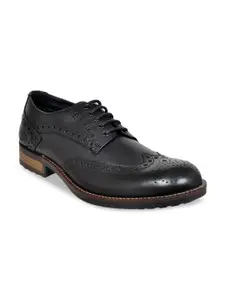 HX London Men Leather Formal Brogues