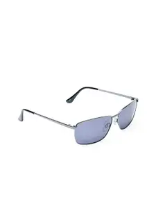 IDEE Men Lens & Gunmetal-Toned Rectangle Sunglasses with UV Protected Lens