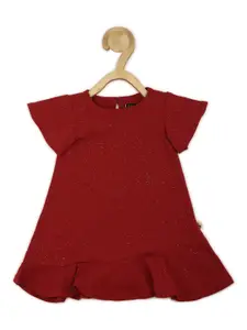 Allen Solly Junior Girls  Embellished A-Line Midi Dress