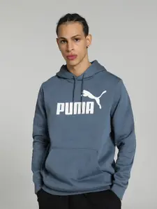 Puma Men ESS Big Logo Cotton Hooded Sweatshirt