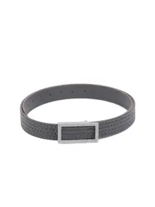 Calvadoss Men Textured Leather Belt