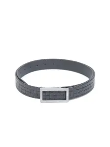 Calvadoss Men Textured Leather Belt