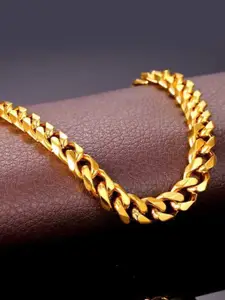 OOMPH Men Gold-Plated Link Bracelet