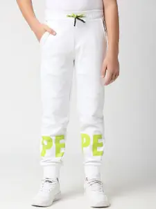 Pepe Jeans Boys Typography Printed Joggers