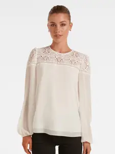 Forever New Puff Sleeves Regular Top