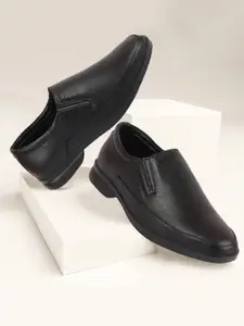 FAUSTO Men Round Toe Formal Slip-On Shoes