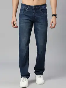 HERE&NOW Men Blue Smart Light Fade Stretchable Jeans