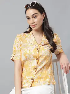 Hancock Relaxed Tropical Printed Pure Cotton Casual Shirt