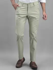 Canary London Men Smart Slim Fit Wrinkle Free Linen Trousers