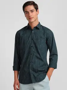 Allen Solly Slim Fit Opaque Striped Pure Cotton Casual Shirt