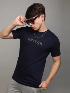 Snitch Men Typography Printed Pure Cotton T-shirt with Shorts