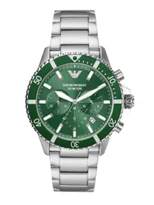 Emporio Armani Men Bracelet Style Analogue Chronograph Watch AR11500