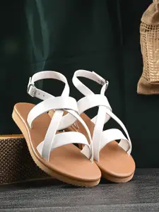 Zebba Strappy Open Toe Flats
