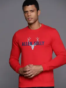 Allen Solly Brand Logo Printed Pullover Sweatshirt