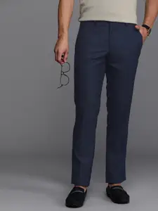 Allen Solly Men Smart Slim Fit Smart Casual Trousers