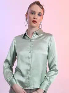 KETCH Satin Casual Shirt