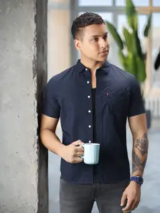 Levis Slim Fit Printed Pure Cotton Casual Shirt