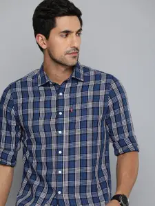 Levis Pure Cotton Checked Slim Fit Casual Shirt