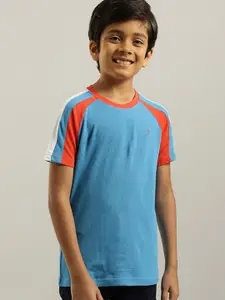Indian Terrain Boys Raglan Sleeve Pure Cotton T-shirt