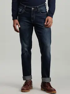 Indian Terrain Men Brooklyn Mid-Rise Light Fade Pure Cotton Jeans